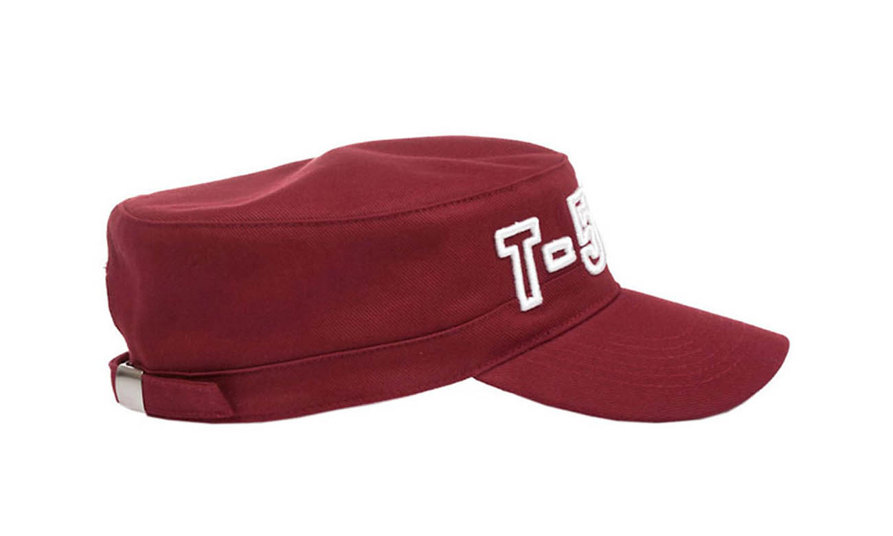 Casquettes Army T-500 Bordeaux Seitlich Links