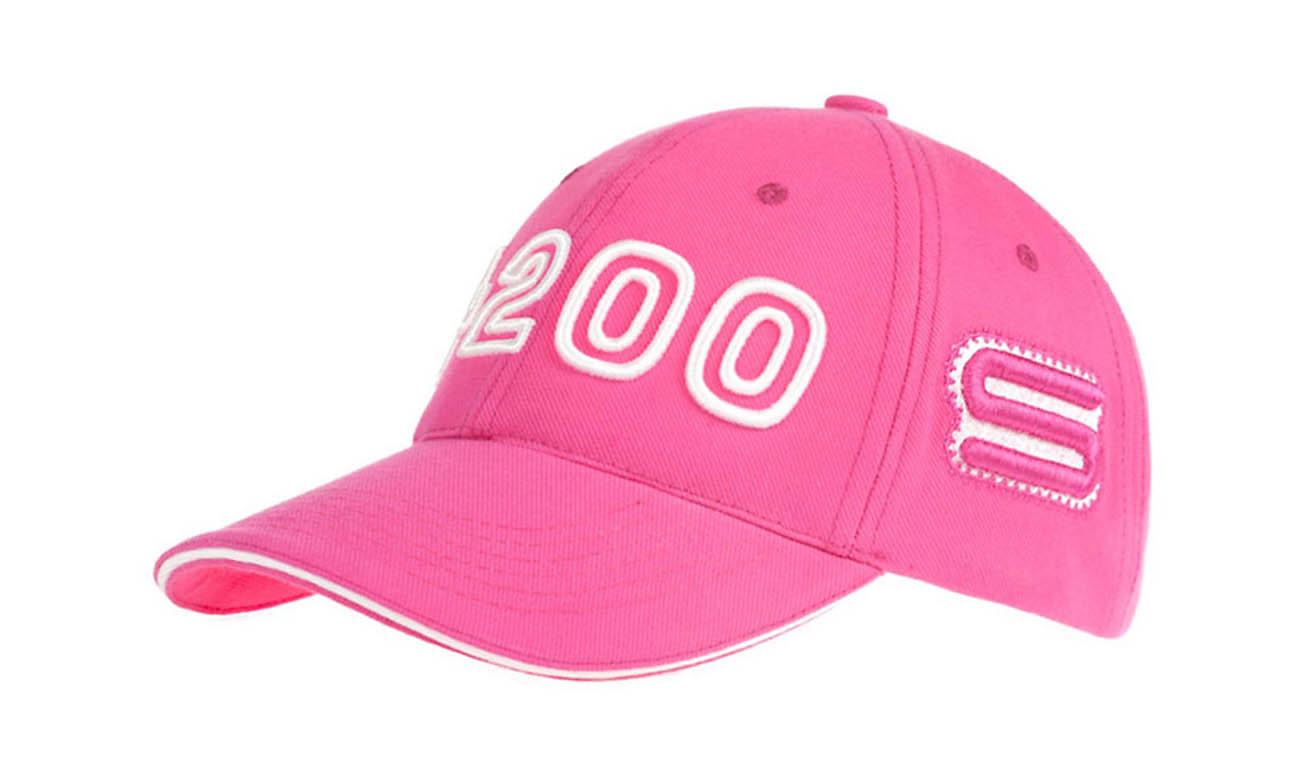 Casquettes de baseball T-200 Pink Vorne Rechts