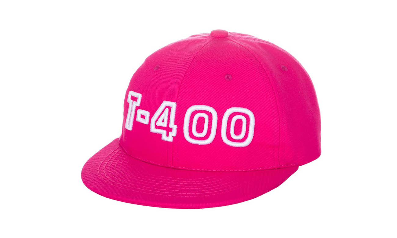 Casquettes Hip-Hop T-400 Pink Vorne Rechts