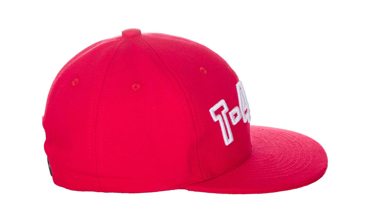 Casquettes Hip-Hop T-400 Rot Seitlich Links