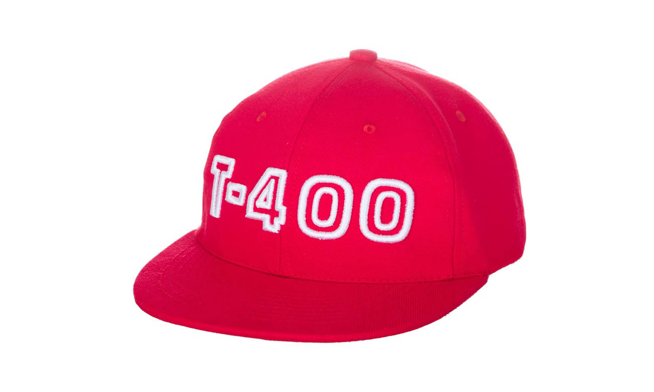 Casquettes Hip-Hop T-400 Rot Vorne Rechts