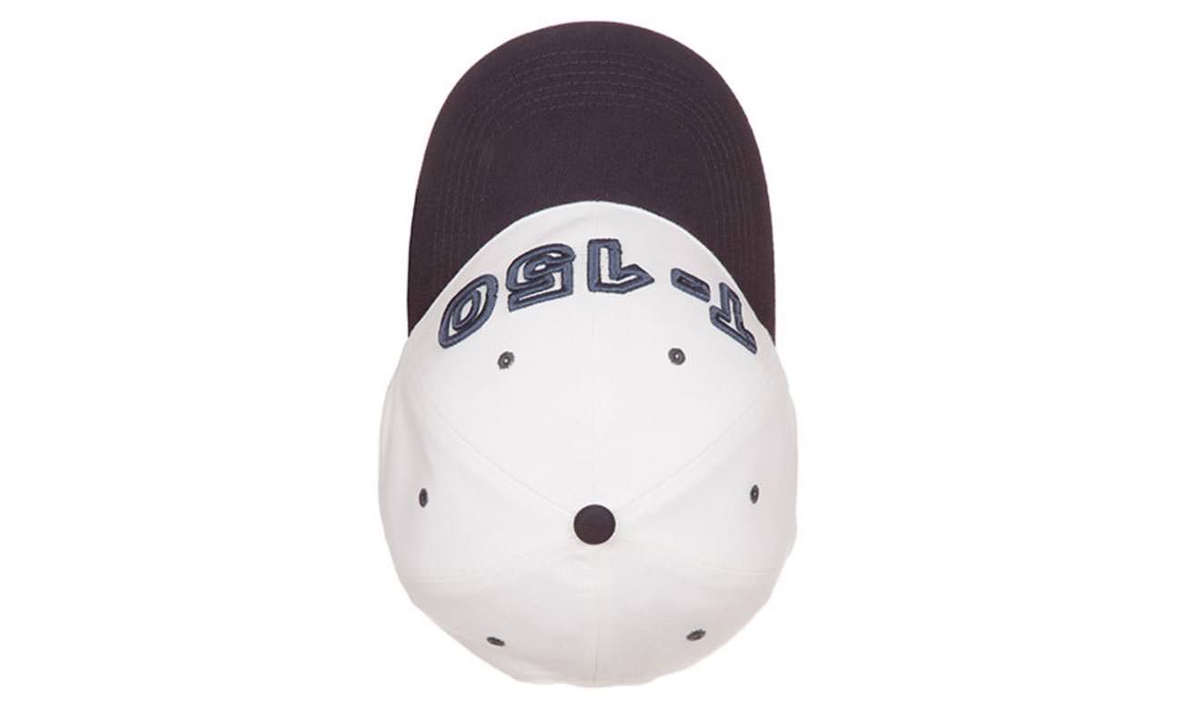 Casquettes T-150 Weiss-Mousegray Oben