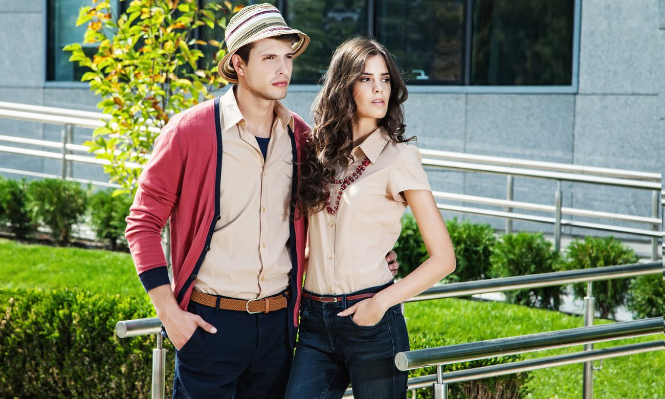 Chemises homme et femme manches courtes ST-501 Sand Fashion