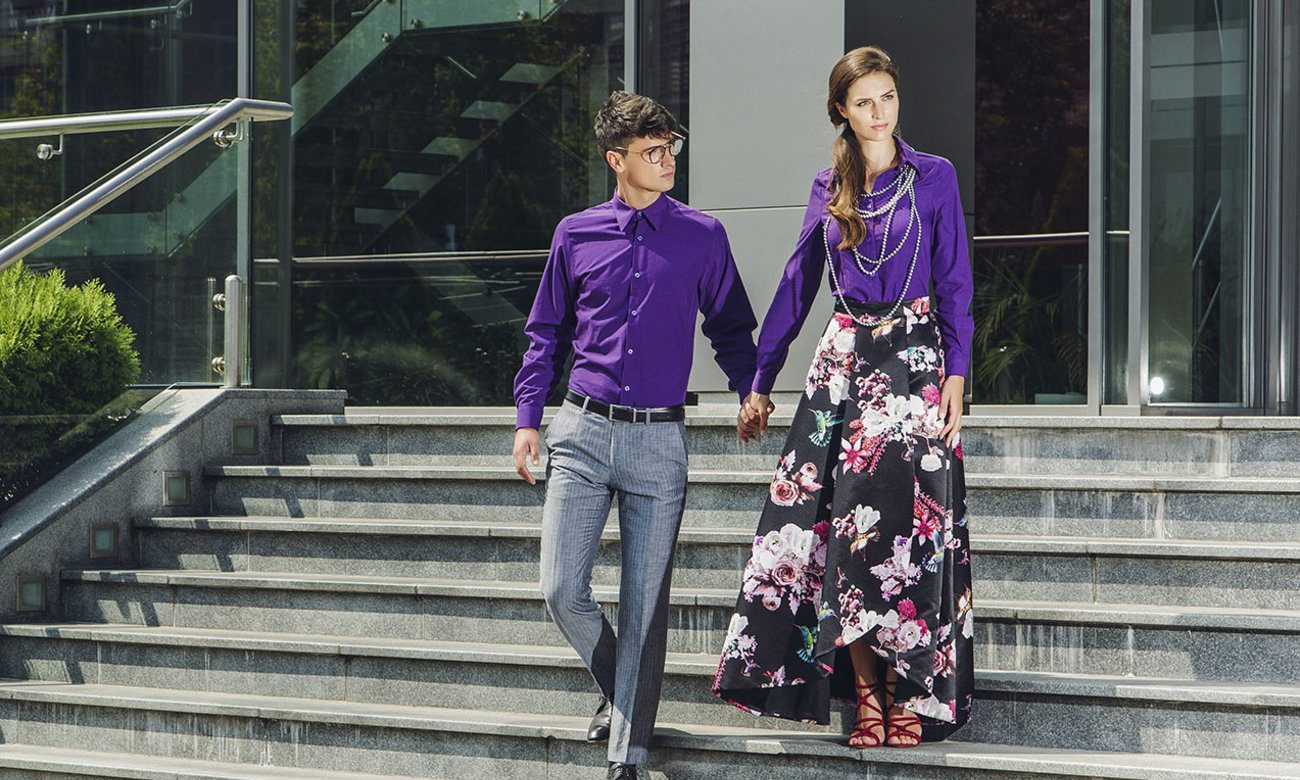 Chemises homme et femme manches longues ST-500-LA Lila Fashion