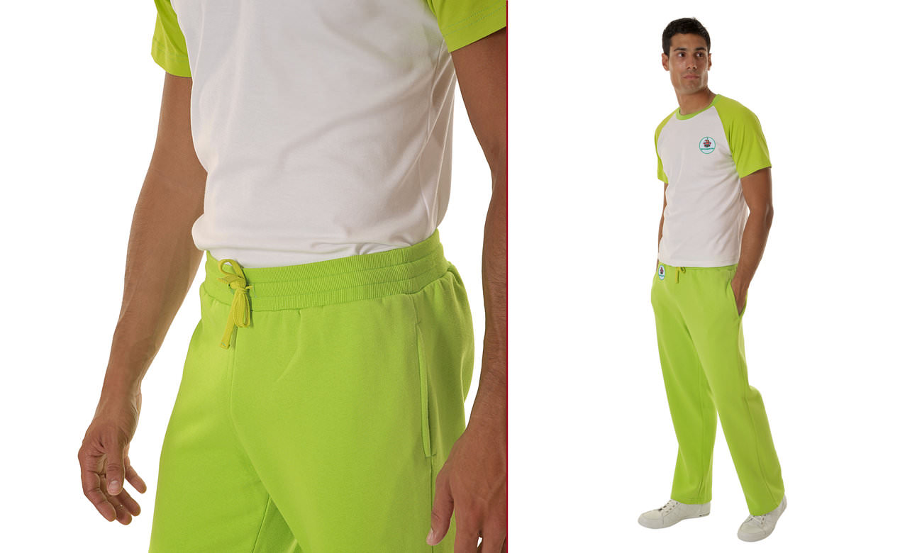Pantalons de jogging Apfelgrün Herren