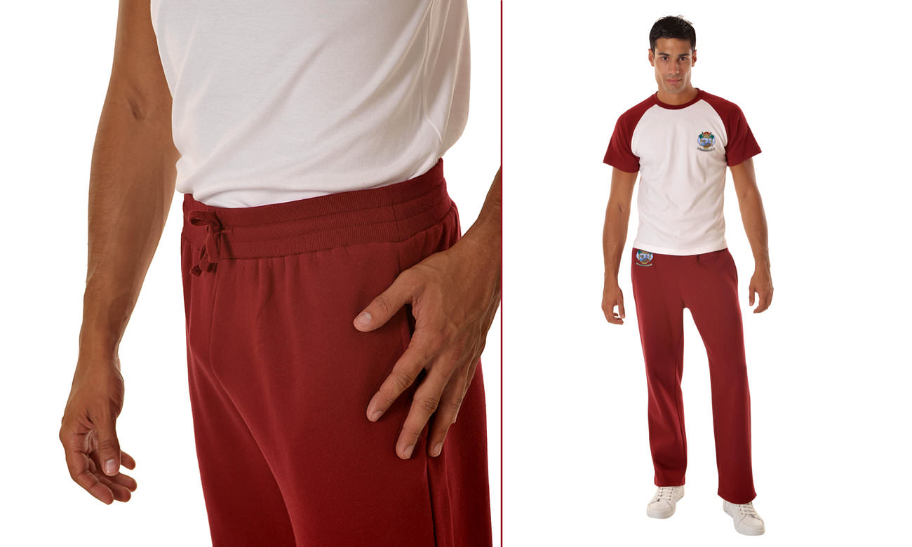 Pantalons de jogging Bordeaux Herren