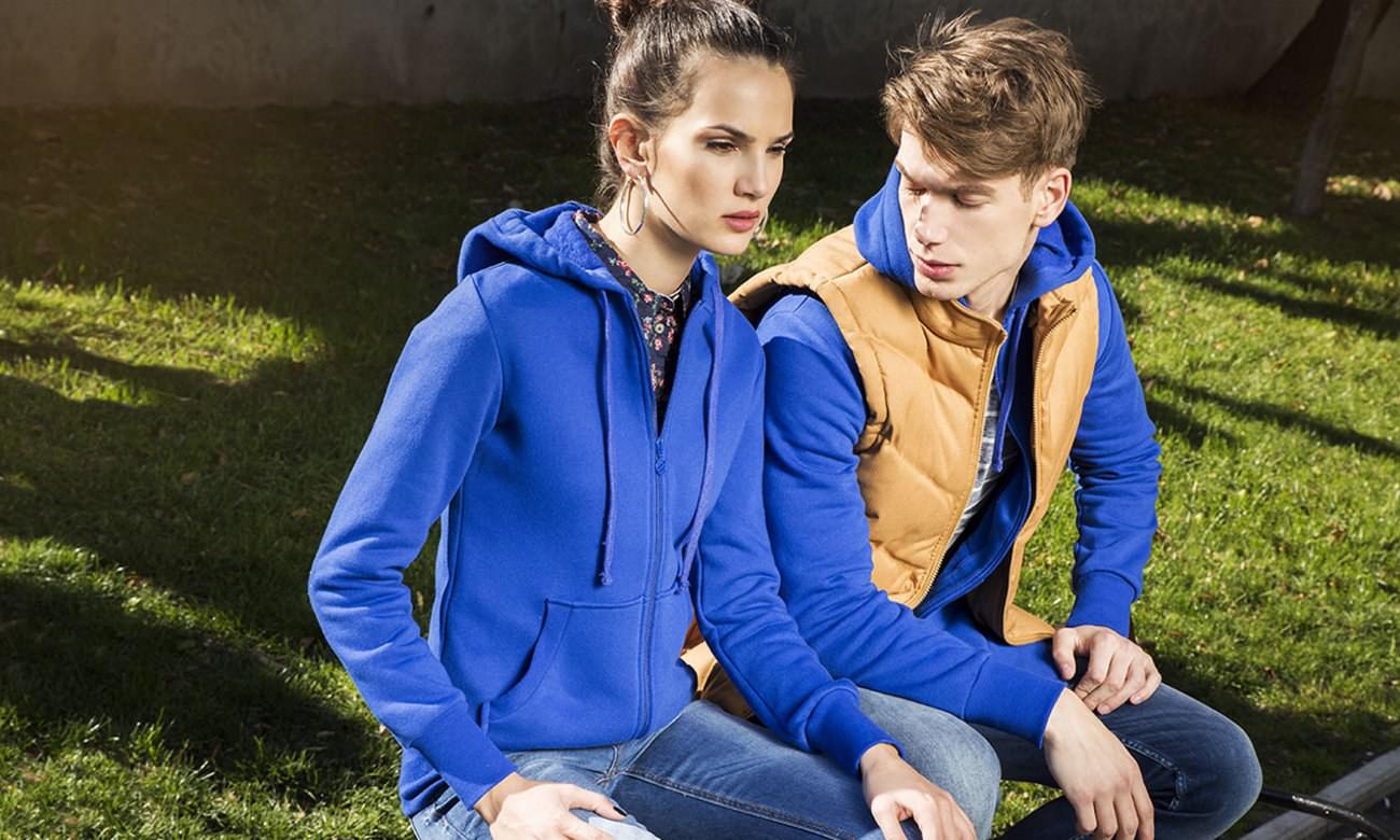 Sweats zippés à capuche standard ST-320 Royalblau Fashion