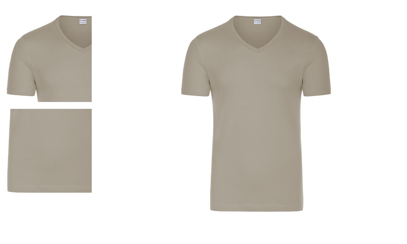 T-shirts col v manches courtes ST-105 Stein Herren
