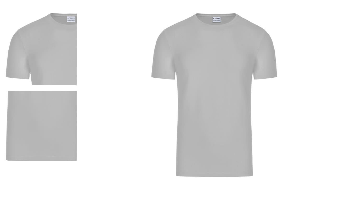 T-shirts standard ST-100 Silbergrau Herren