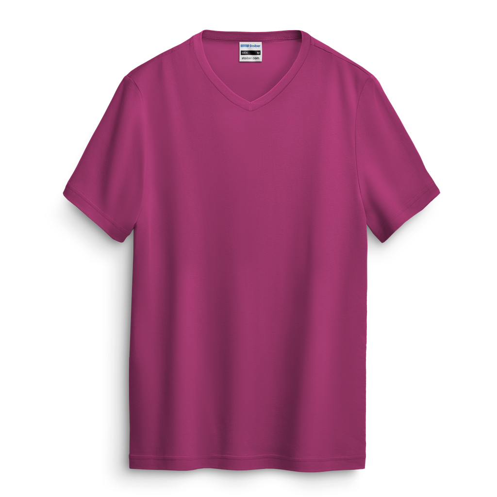 T-shirt col v manches courtes # ST-105