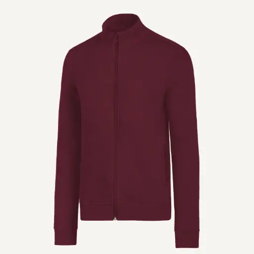 Sweat zippé en tissu mélangé # ST-305