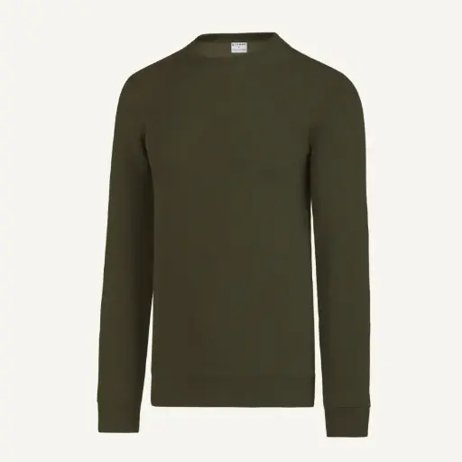 Sweat col rond en tissu mélangé # ST-335