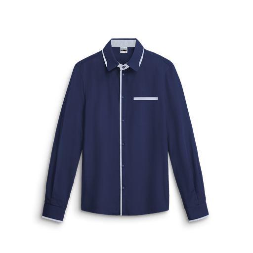 Chemise bicolore stretch ML # ST-525