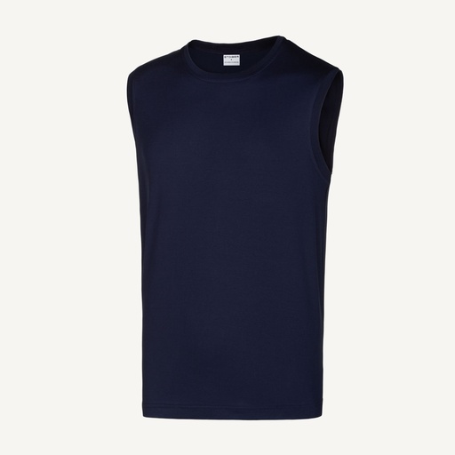 T-shirt sans manches en coton premium # ST-155