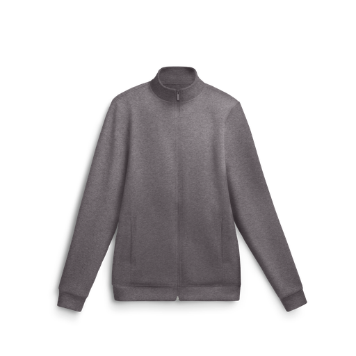 Sweat zippé chiné # ST-366