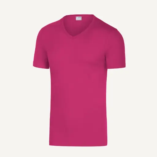 T-shirt col v manches courtes # ST-105